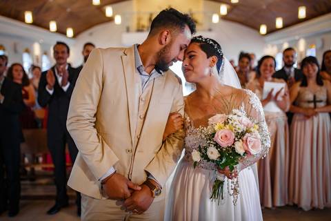 Casamento - Wedding Day - Vestido de Noiva - Noivo - Alianças - Buque'