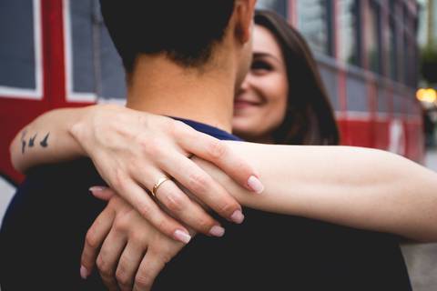 Ensaio Casal Curitiba - Centro de Curitiba - Noiva - Pre Wedding'