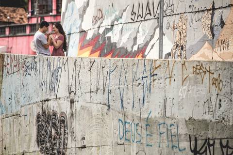 Ensaio Casal Curitiba - Centro de Curitiba - Noiva - Pre Wedding'