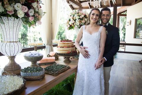 Mesa de doces Casamento'