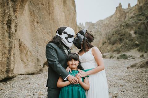 Sesion Post boda star wars, La Paz, Bolivia'