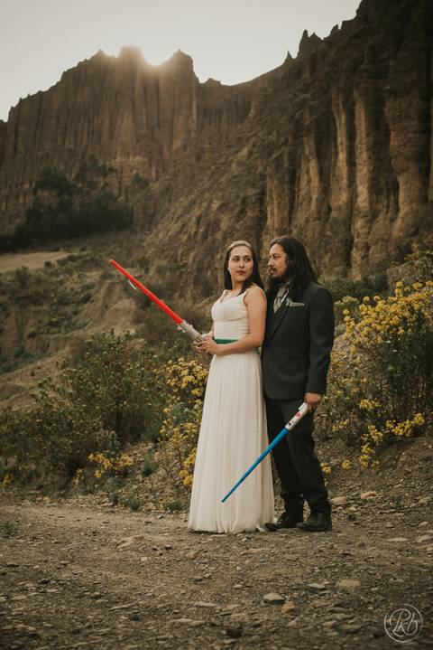 Sesion Post boda star wars, La Paz, Bolivia'