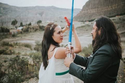 Sesion Post boda star wars, La Paz, Bolivia'