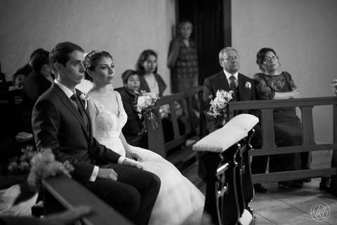 Ceremonia iglesia Santa Rosa La Paz Bolivia'
