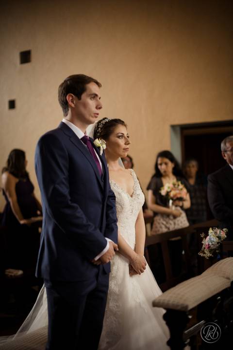 Ceremonia iglesia Santa Rosa La Paz Bolivia'