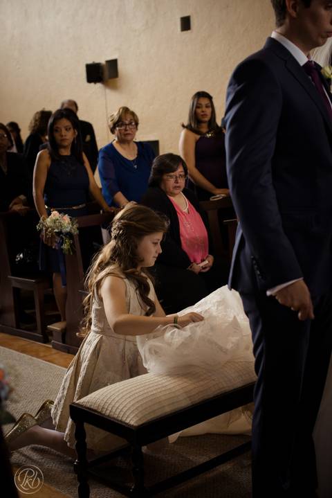 Ceremonia iglesia Santa Rosa La Paz Bolivia'