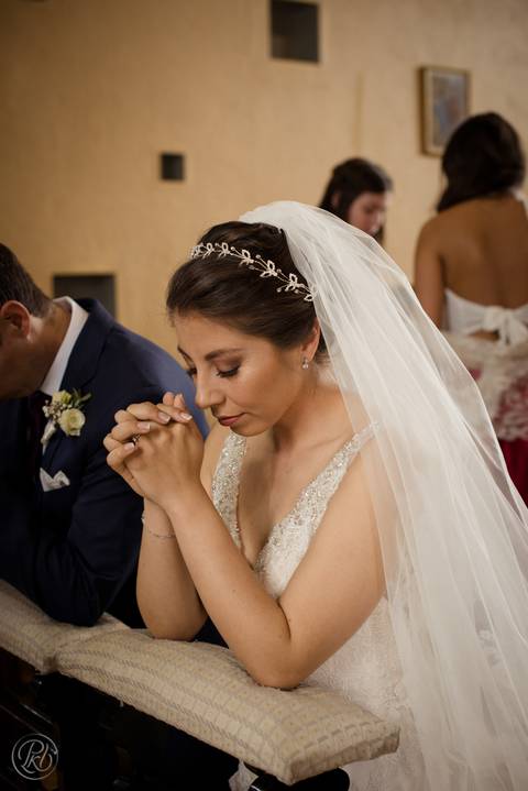 Ceremonia iglesia Santa Rosa La Paz Bolivia'