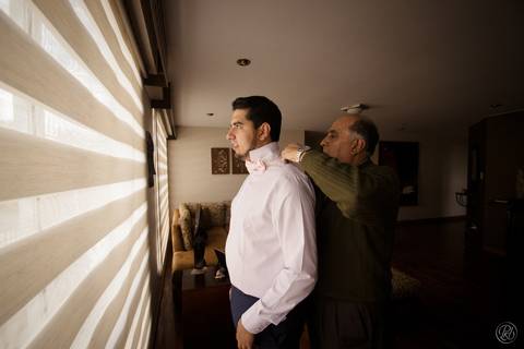 Boda Rosegold Novio '