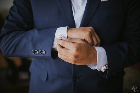 Boda Rosegold Novio'