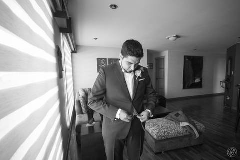 Boda Rosegold Novio'