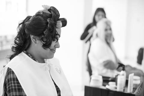 preparacion novia boda en jardín La Paz Bolivia'