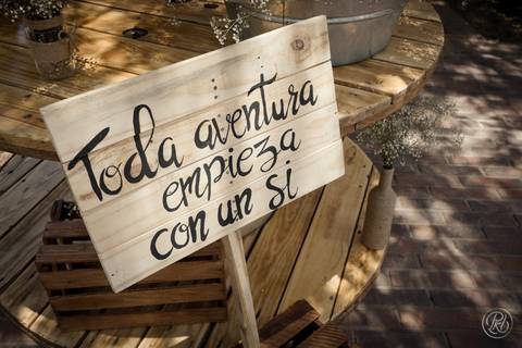 detalles rusticos boda en jardín La Paz Bolivia'