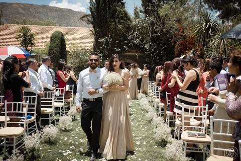  boda en jardín ceremonia Flor de lis La Paz Bolivia'