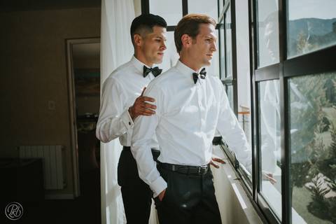 getting ready Boda , Fotografia de bodas La Paz Bolivia Gay Wedding Hotel dm andino'