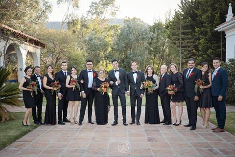 bridal party , Fotografia de bodas La Paz Bolivia Gay Wedding Hotel dm andino'