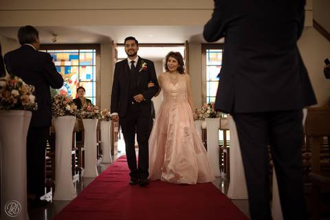 Fotografia de bodas La Paz Bolivia, ceremonia catolica, catedral castrense'