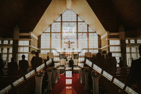 Fotografia de bodas La Paz Bolivia, ceremonia catolica, catedral castrense'