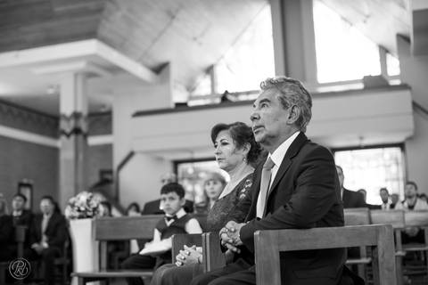 Fotografia de bodas La Paz Bolivia, ceremonia catolica, catedral castrense'
