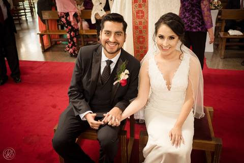 Fotografia de bodas La Paz Bolivia, ceremonia catolica, catedral castrense'