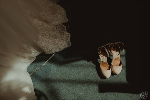 fotografia de bodas La Paz Bolivia detalles zapatos de novia'