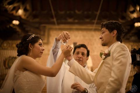 fotografia de bodas La Paz Bolivia ceremonia iglesia catolica San Calixto'