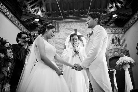fotografia de bodas La Paz Bolivia ceremonia iglesia catolica San Calixto'