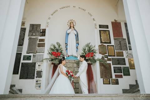 fotografia de bodas La Paz Bolivia ceremonia iglesia catolica San Calixto'
