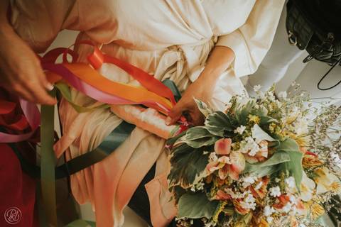 Boda en jardin, La  Paz, Bolivia, Rio preparacion novia'