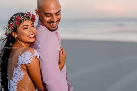 pre wedding na praia'