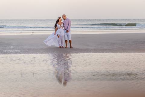 pre casamento na praia de salinas'