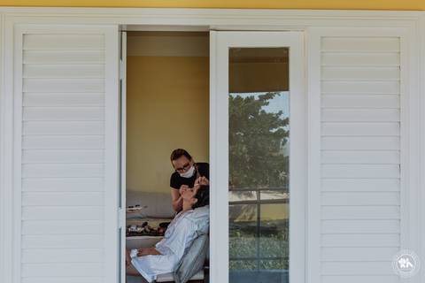 Casamento ao por-do-sol de Virgínia e Sena Jr na Praia do Olho D'água em São Luís'