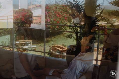 Casamento ao por-do-sol de Virgínia e Sena Jr na Praia do Olho D'água em São Luís'