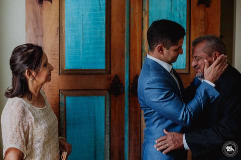 Casamento ao por-do-sol de Virgínia e Sena Jr na Praia do Olho D'água em São Luís'