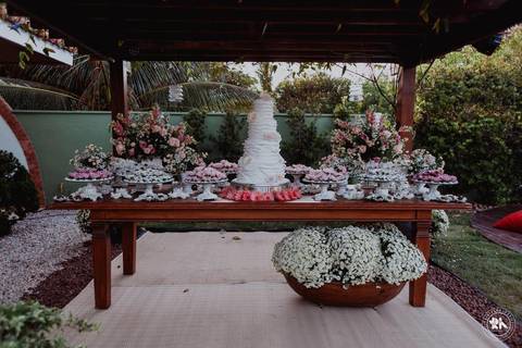 Casamento ao por-do-sol de Virgínia e Sena Jr na Praia do Olho D'água em São Luís'