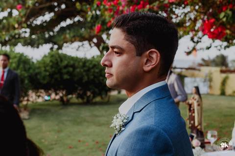 Casamento ao por-do-sol de Virgínia e Sena Jr na Praia do Olho D'água em São Luís'