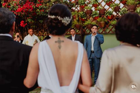 Casamento ao por-do-sol de Virgínia e Sena Jr na Praia do Olho D'água em São Luís'