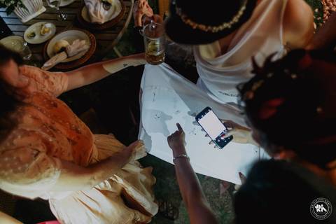 Casamento ao por-do-sol de Virgínia e Sena Jr na Praia do Olho D'água em São Luís'