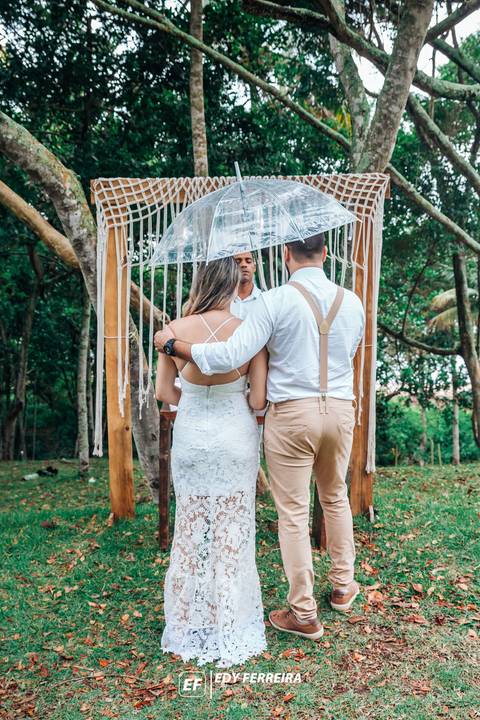 Stephani e Jair - Fotografo Edy ferreira - fotografos de casamento - fotografos de guarapari - fotos de casamento - cerimonia ao ar livre'