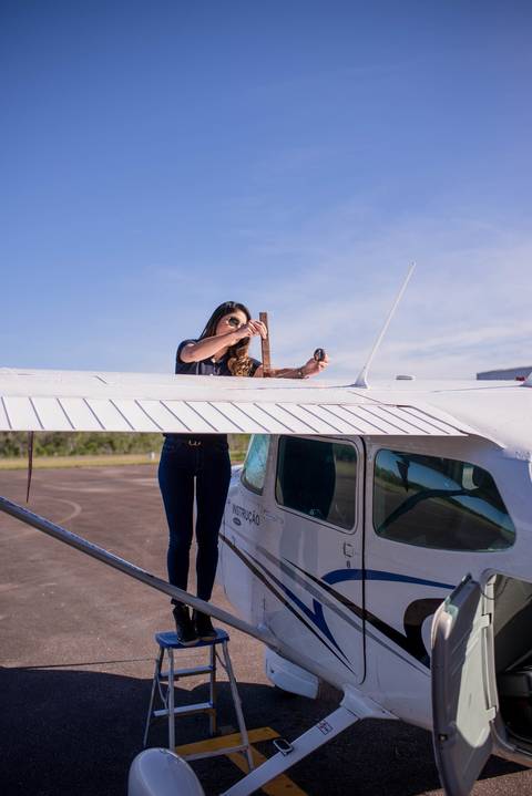 ensaio fotografico, aviao, posicionamento de image, Joseana sousa, Vila Velha - es, aeroclube, '