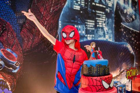 festa tema homem aranha, fanfarra Buffet, bento ferreira, vitoria-es'