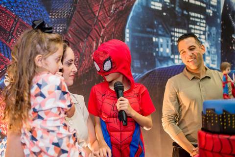 festa tema homem aranha, fanfarra Buffet, bento ferreira, vitoria-es'