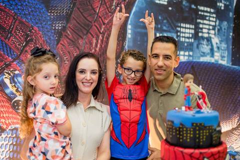 festa tema homem aranha, fanfarra Buffet, bento ferreira, vitoria-es'