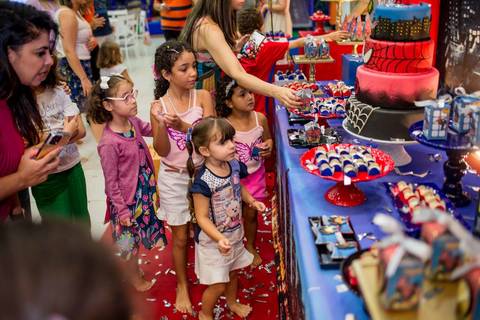 festa tema homem aranha, fanfarra Buffet, bento ferreira, vitoria-es'