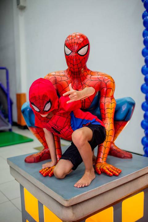 festa tema homem aranha, fanfarra Buffet, bento ferreira, vitoria-es'