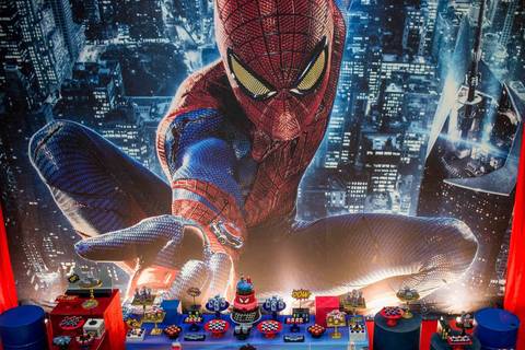 aniversario infantil, festa de aniversario, festa infantil homem aranha, fanfarra buffet'