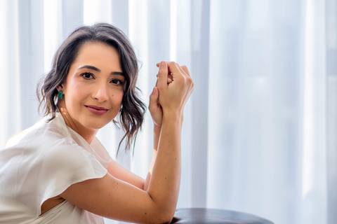 fotografia de retrato corporativo nutricionista, vitoria - es'