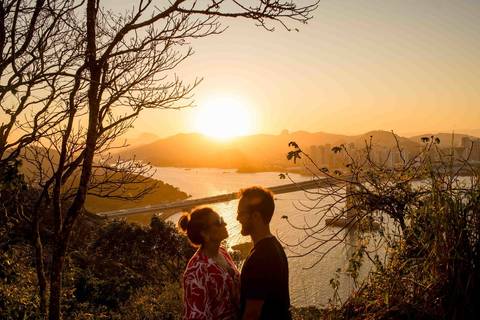 Retrato no Morro do Moreno com Por do Sol, Vila Velha - ES'