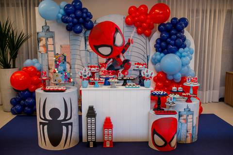 aniversario infantil, homem-aranha, realizado em vitória es'