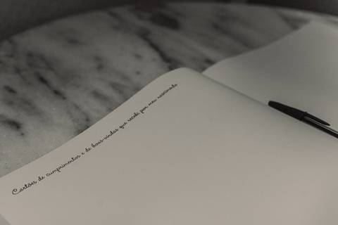 Caderno de recados. Recebendo o mais novo membro da família, Recados para o Neném.'