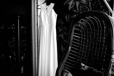 Fotografia PB Vestido de Noiva'